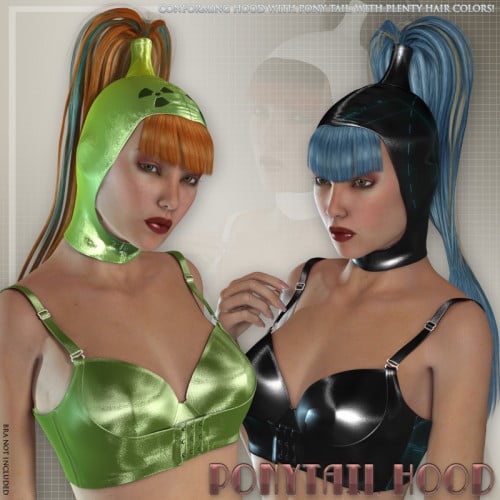 LilFlame's Ponytail Hood