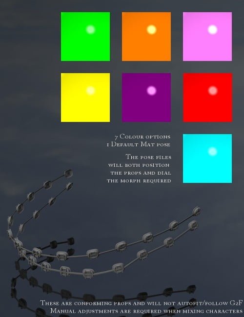 Braces for Genesis 2 Female(s)