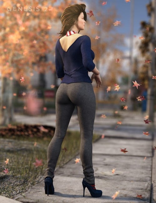 Autumn Afternoon Outfit for Genesis 2 Female(s)