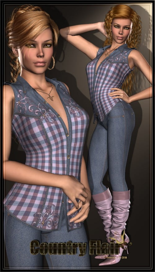 Country Flair for Hot Girl III