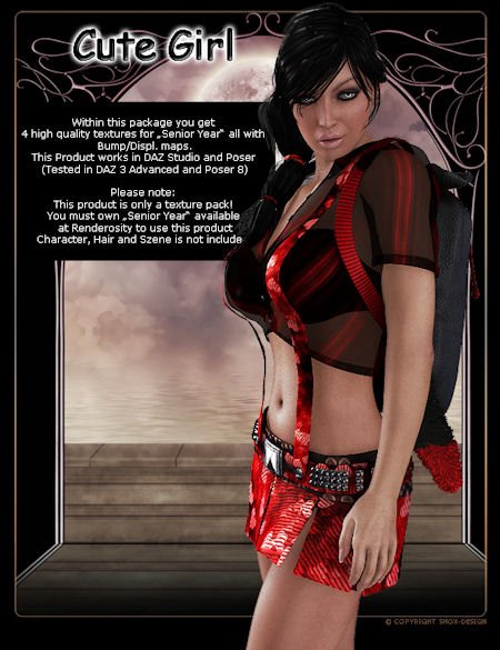 Cute Girl for Senior Year