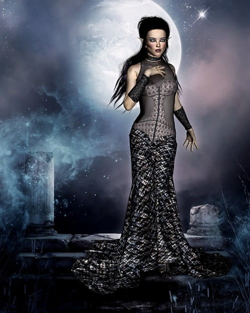 Dreamscapes for The Waterfall Dress