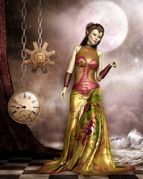 Dreamscapes for The Waterfall Dress