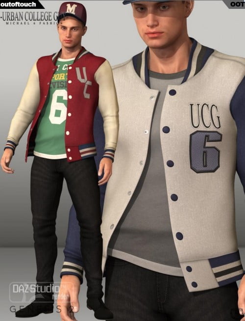 Urban College Guy Fashion for Genesis 2 Male(s)