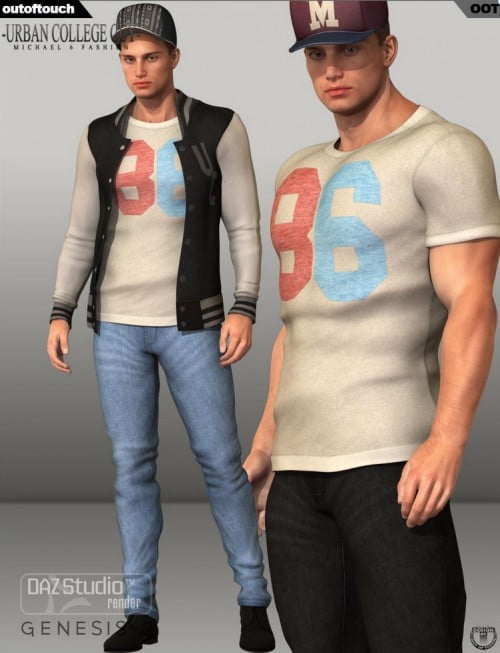 Urban College Guy Fashion for Genesis 2 Male(s)