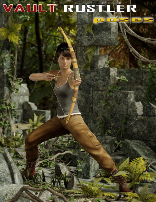 Vault Rustler Poses for Genesis 2 Female(s)