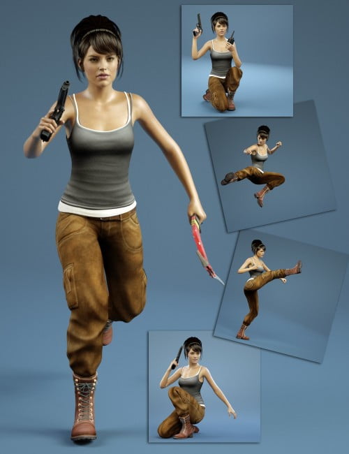 Vault Rustler Poses for Genesis 2 Female(s)