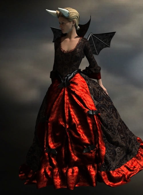 Lady De Lioncourt Dress for Genesis 2 Female(s)