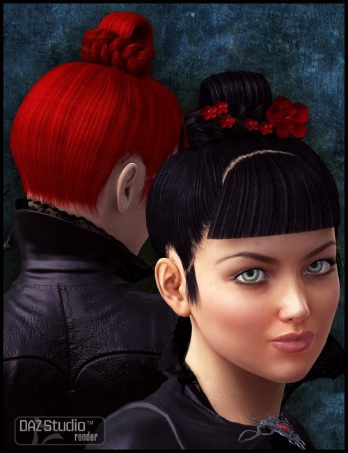 Ying Hua Hair for Genesis 2 Female(s)