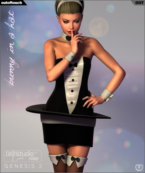 Bunny In A Hat for Genesis 2 Female(s)