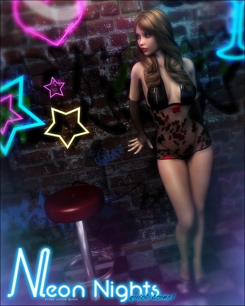 Neon Nights - Quick Scene!