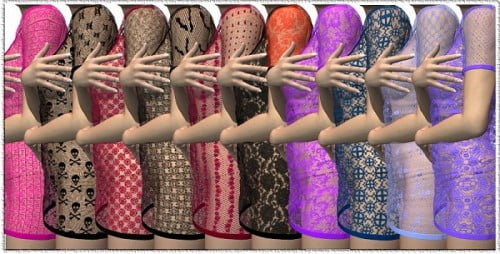 Poser Materials - Lots Of Laces