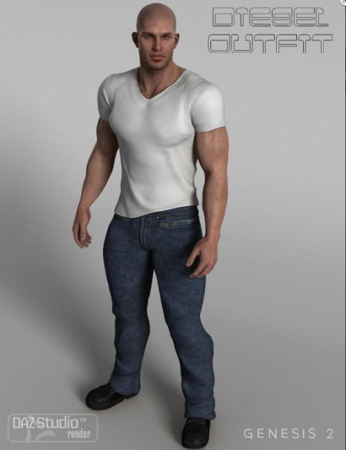Diesel Outfit for Genesis 2 Male(s)