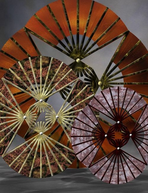 Asian Fan Background Props