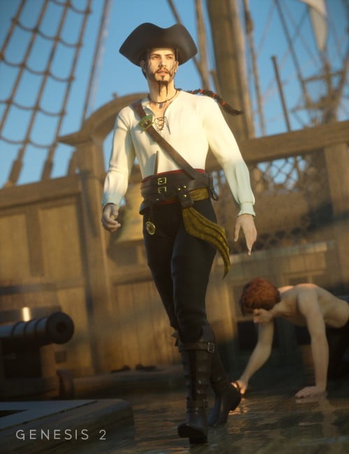 Pirate for Genesis and Genesis 2 Male(s)