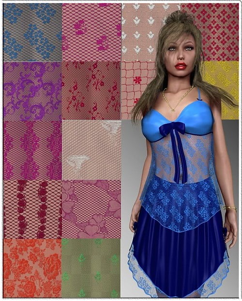 Poser Materials - Lots Of Laces