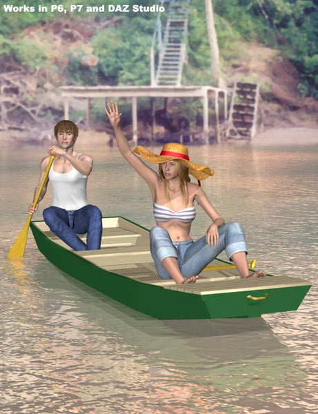 John Boat and Punt Set