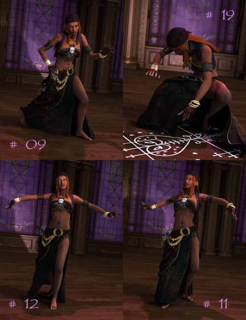 Voodoo Magic Poses for V4.2 and V5