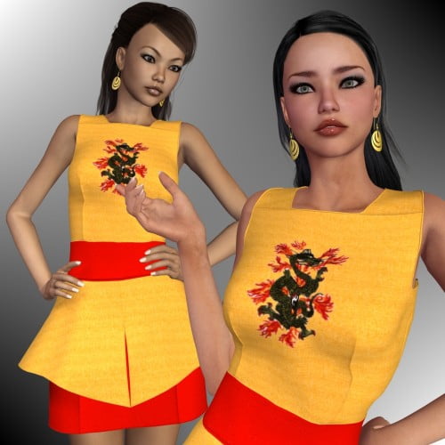 Xandria Dress for V4-S4-Elite-A4-Alice