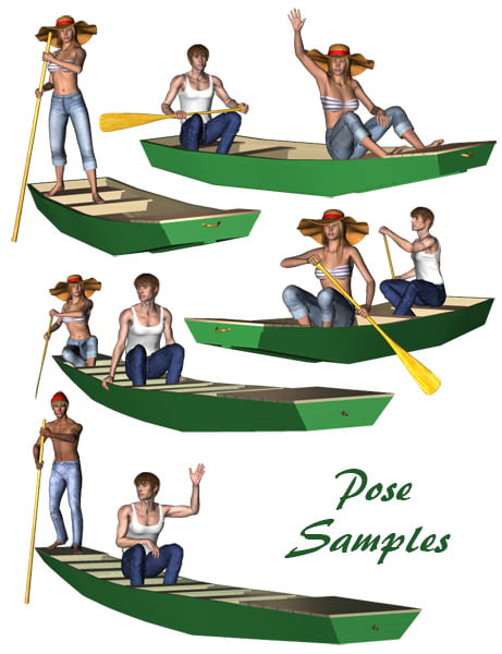 John Boat and Punt Set