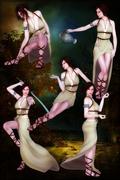 SAVll Electra & Dragon Lady Outfit Pose Expanssion