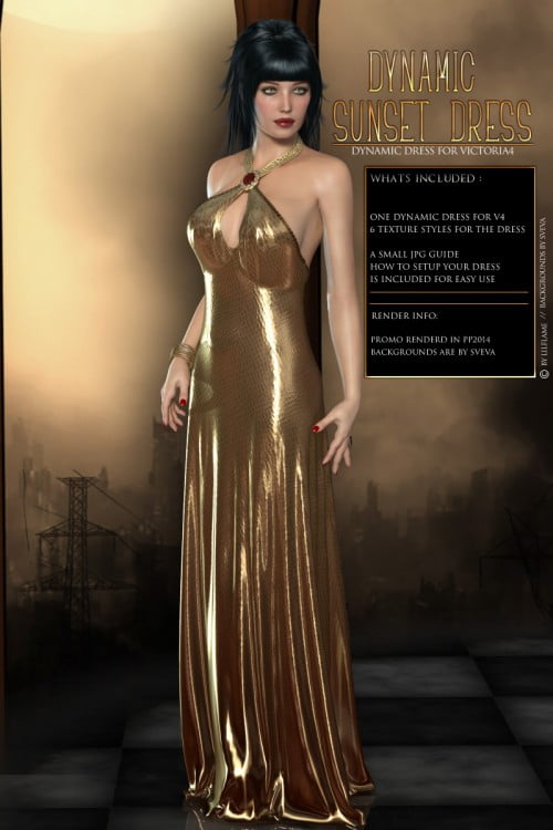 Dynamic Sunset Dress V4 Dynamic Sunset Dress V4