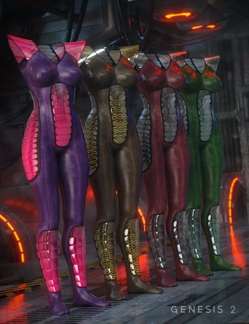 Retro SciFi Bodysuit Textures