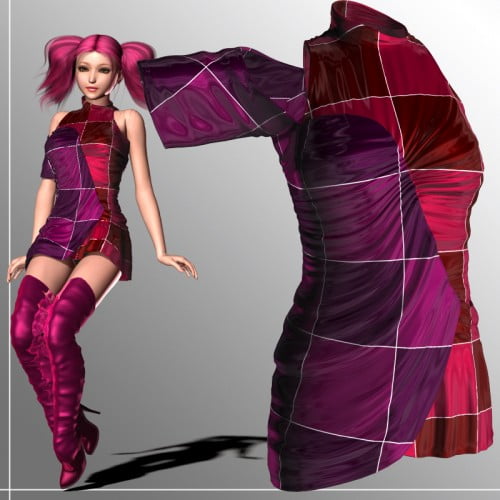 Gathered Dress for V4A4G4Elite