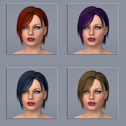 Slide3D J Hair for v4