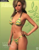 Milena's Bikini for Genesis 2 Female(s)