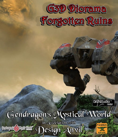 G3D Forgotten Ruins Diorama G3D Forgotten Ruins Diorama