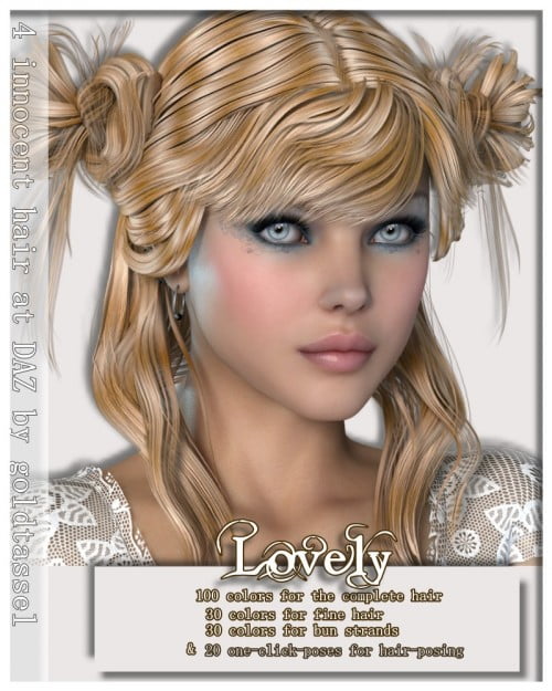 AM: Lovely for INNOCNET-Hair- Textures, Poses and Accessoirstyle