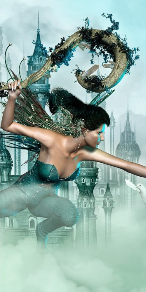 Cloisonne for Druid Staff