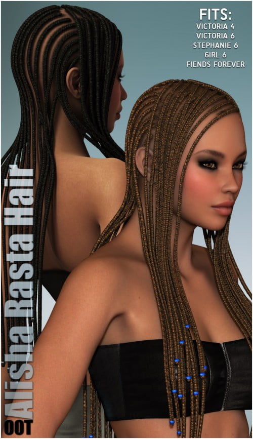 Alisha Rasta Hair for V4 and G2F