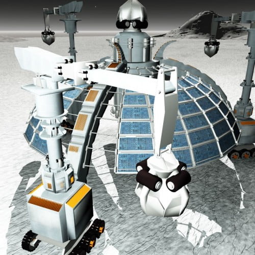 Regolith Mining Base