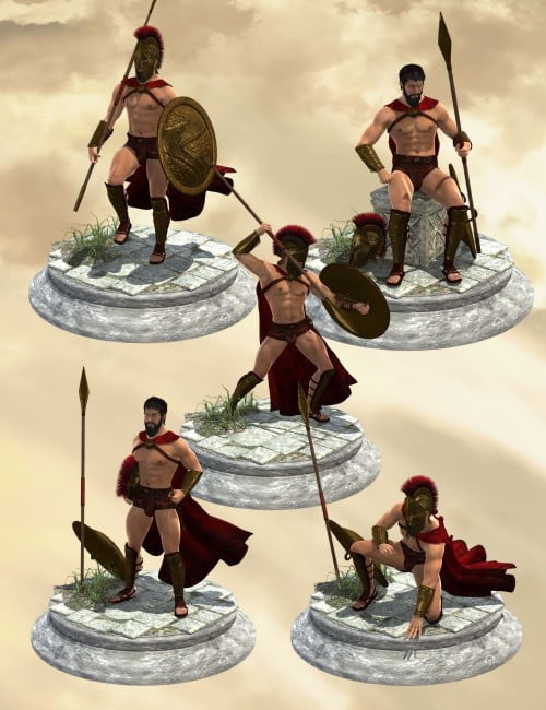 DA Spartan Pose Set