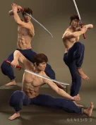 Lee 6 Sword Poses
