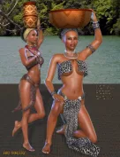 African Poses for Dawn