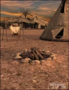 Native Cheyenne Village
