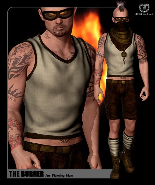 THE BURNER for Flaming Man