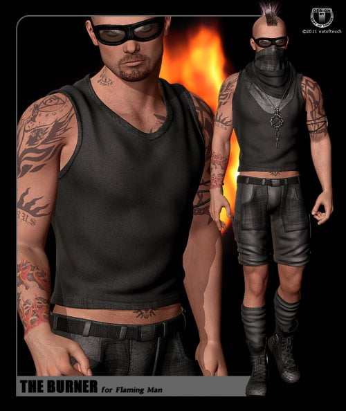 THE BURNER for Flaming Man