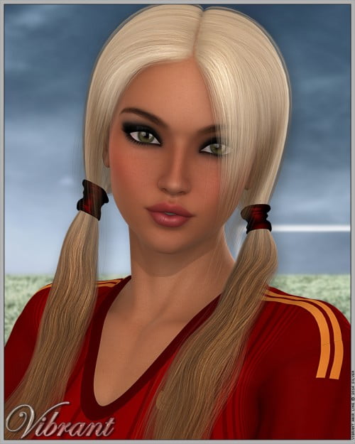 Vibrant Sporty Pigtails