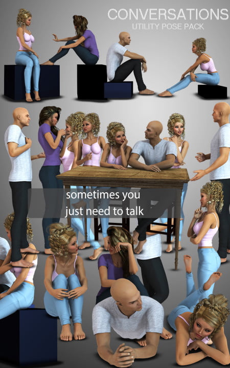i13 Conversations Utility Pose Pack