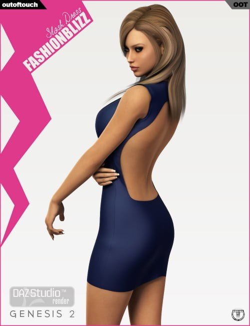 Fashion Blizz - Slash Dress for Genesis 2 Female(s)