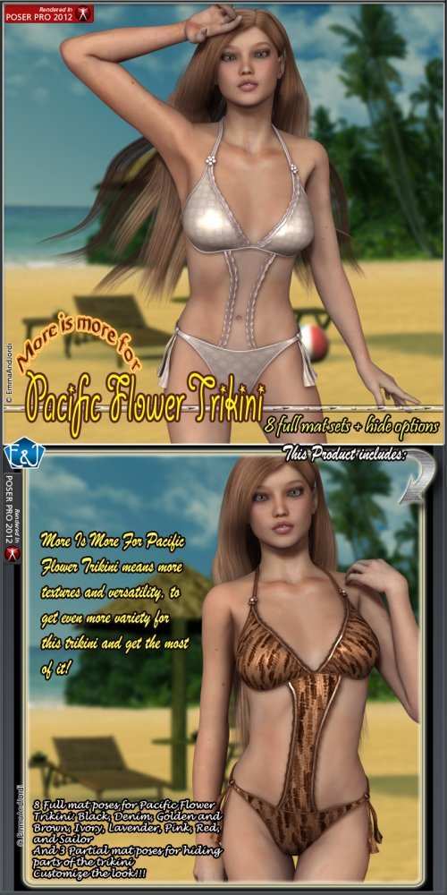 More Is More For Pacific Flower Trikini