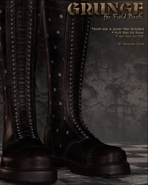 Grunge for Field Boots DS/Poser