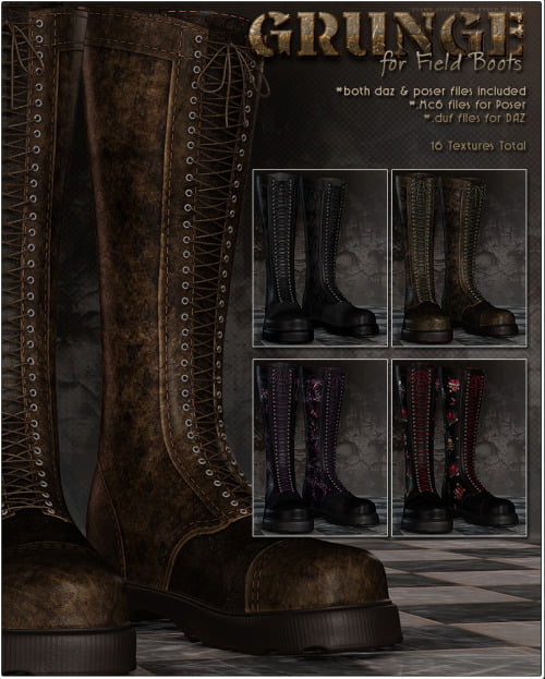 Grunge for Field Boots DS/Poser