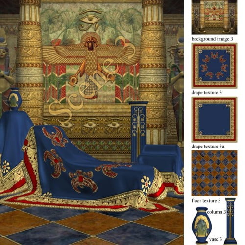 Gordana's Textures & Scenes set for DAZ Portrait Studio Props