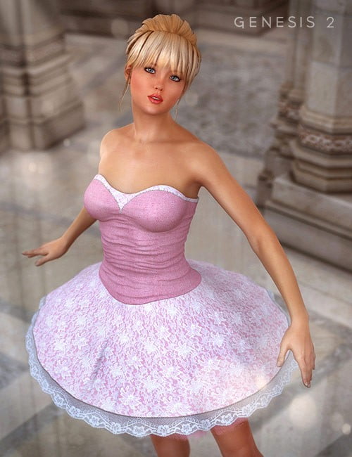 Ballerina Outfit for Genesis 2 Female(s)