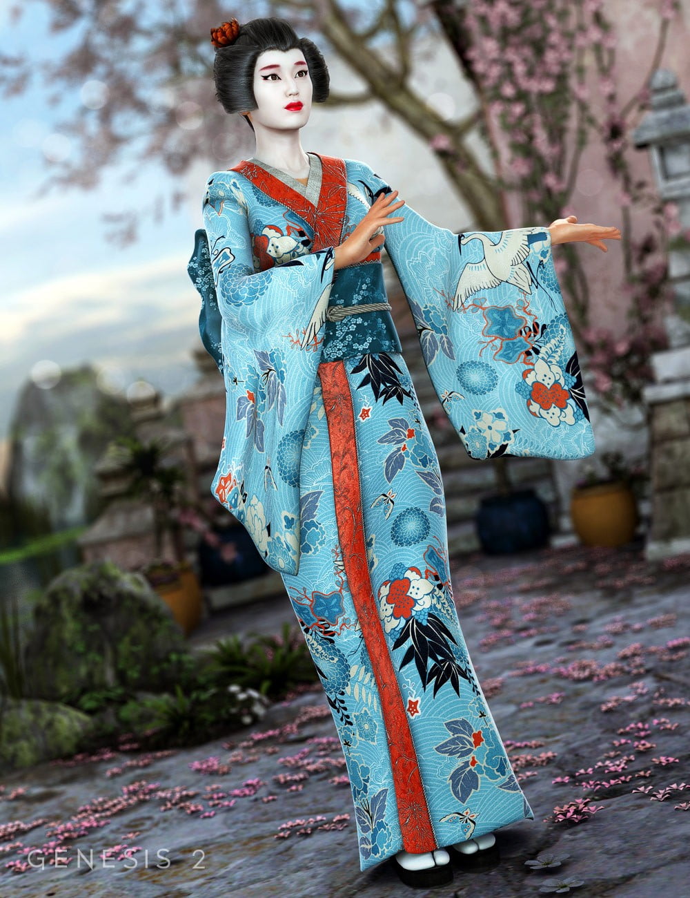 Как выглядит кимоно